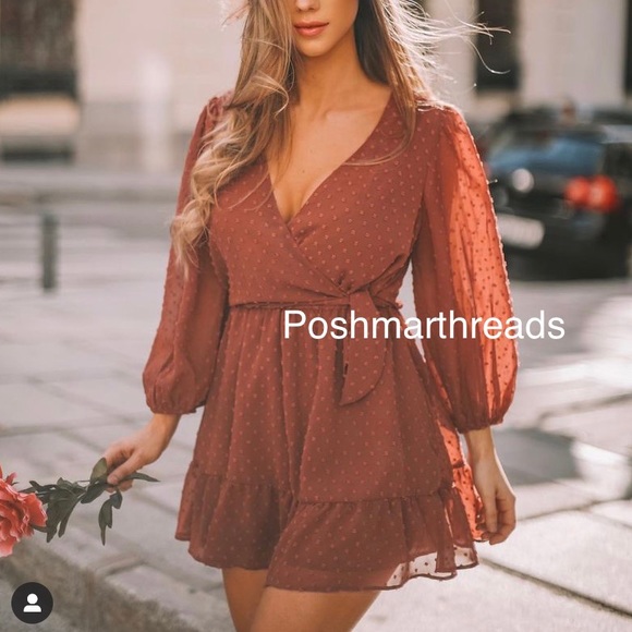 Zara dotted mesh belted mini dress - Picture 12 of 16